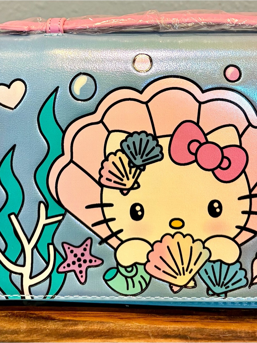 Loungefly Sanrio Hello Kitty Mermaid Metallic Crossbody BoxLunch Exclusive, BNWT